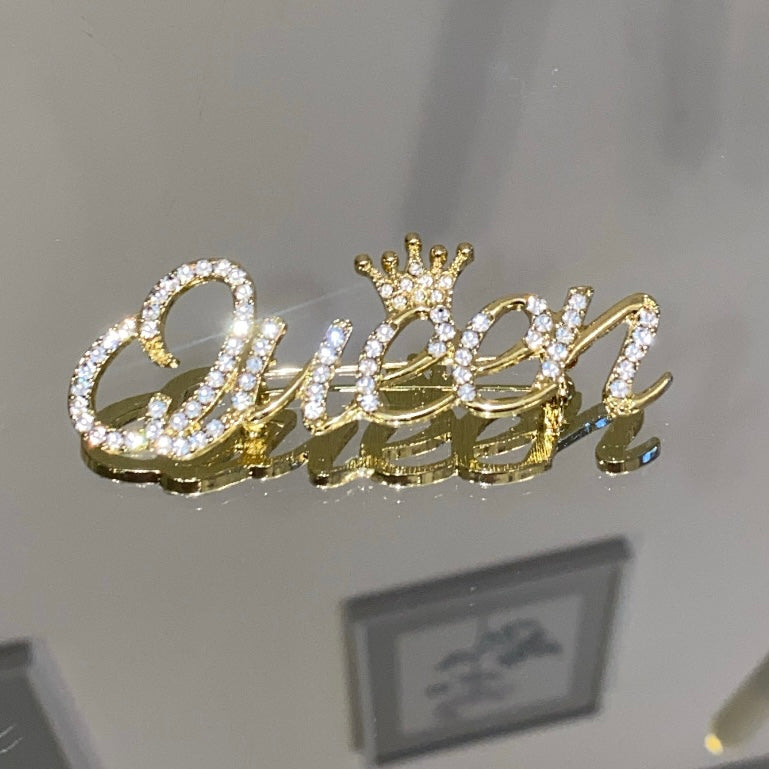 Queen Stecknadel ,,Gold''