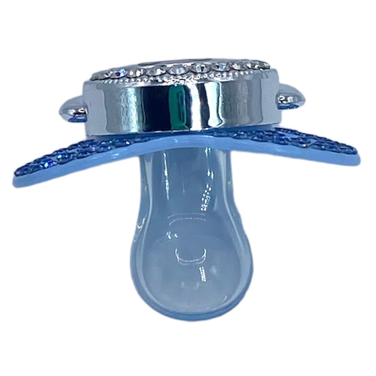 Glitzer Bär Blau