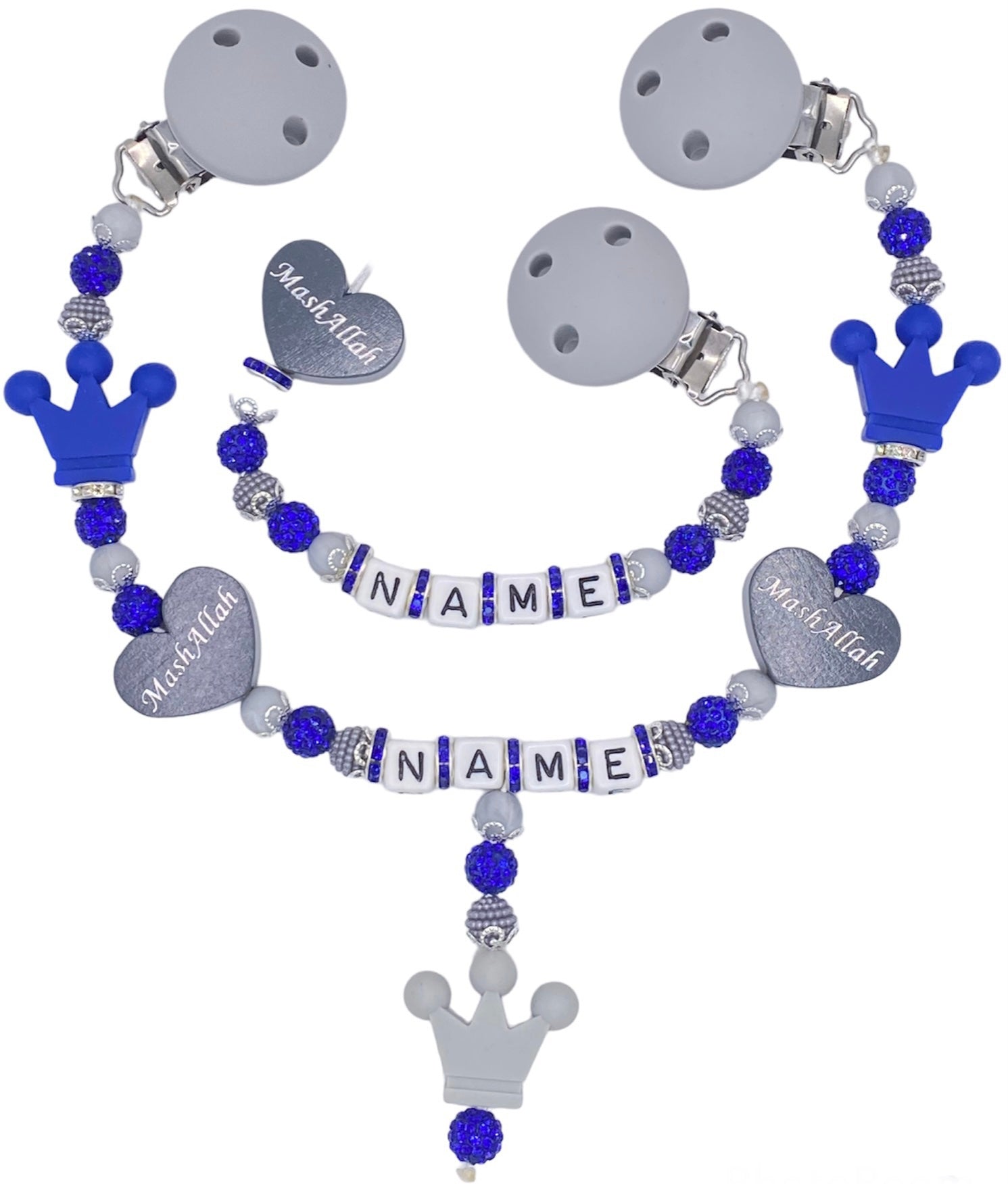 Grau/Dark Blue Set